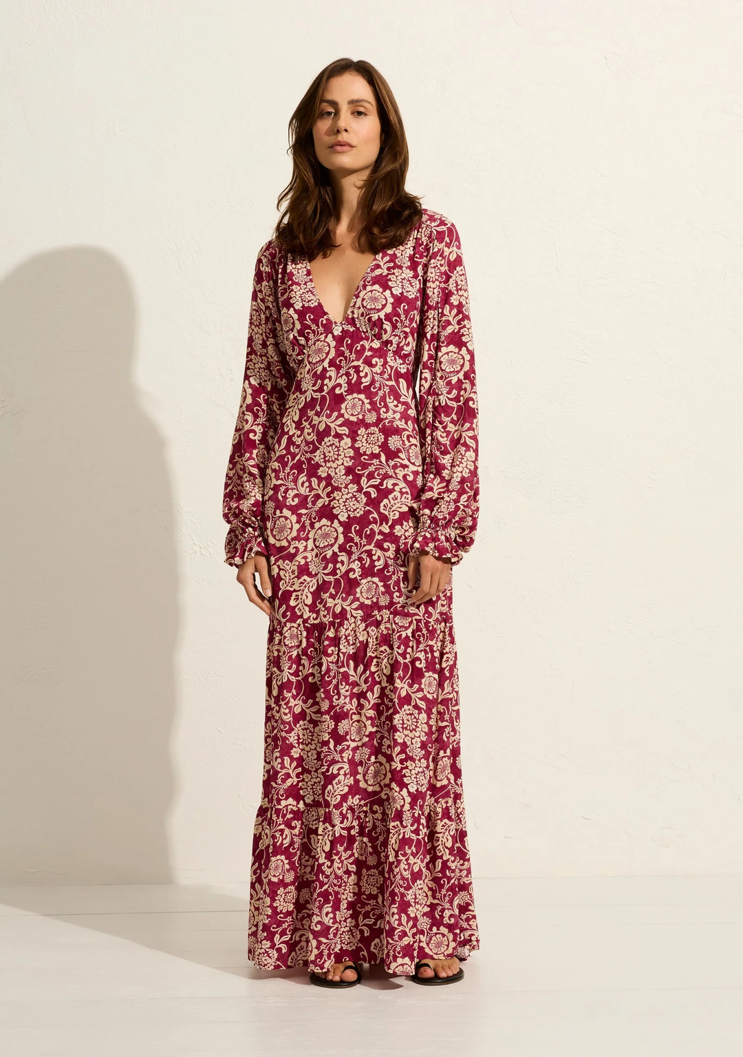 Coast acacia textured maxi dress clearance
